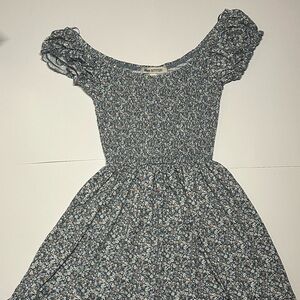 Urban Outfitters Blue Floral Dress